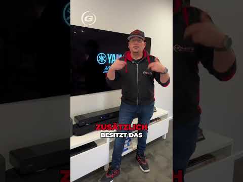 Yamaha True X Surround 90A | Dolby Atmos/DTS:X/Auro-3D Soundbar mit kabellosen Rears & Subwoofer