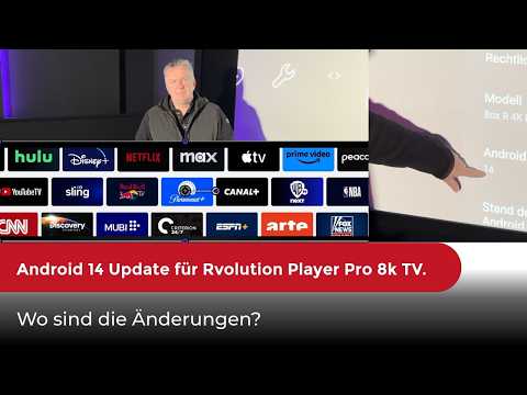 R_volution PlayerPro 8K TV | Premium Streaming & Media Player für Netflix, Disney+ & Prime Video