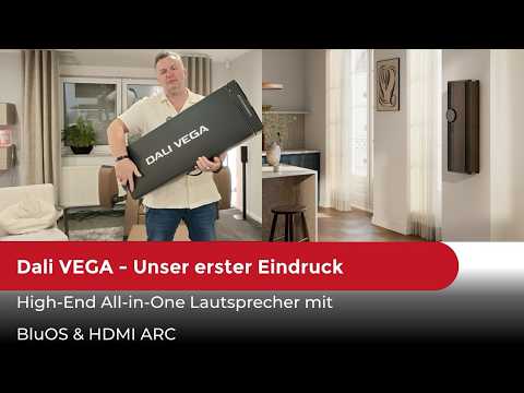 DALI VEGA | High-End Wireless All-in-One Lautsprecher mit BluOS & HDMI ARC
