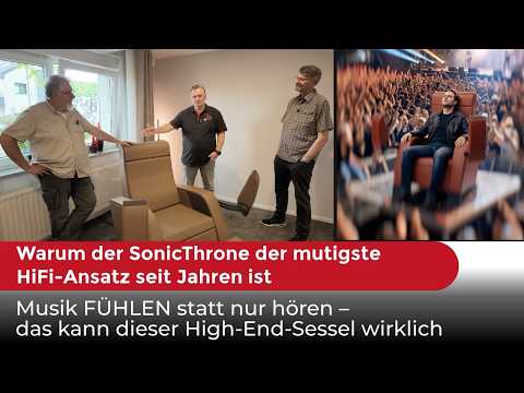 SonicThrone® | High-End Audio-Sessel für immersiven Klanggenuss