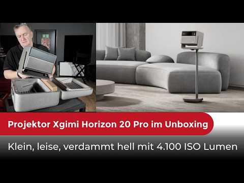 XGIMI HORIZON 20 Pro | 4K RGB Triple-Laser Projektor mit 4.100 ISO Lumen & Lens Shift